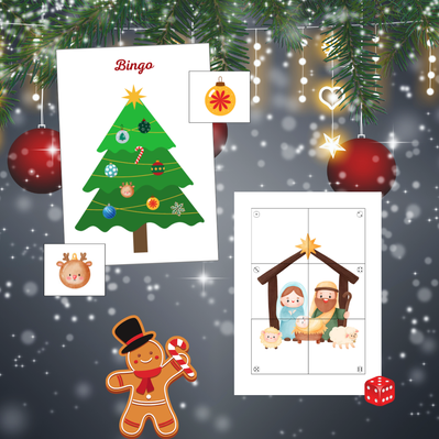 Printable kerstspelletjes voor kinderen - direct downloaden en printen