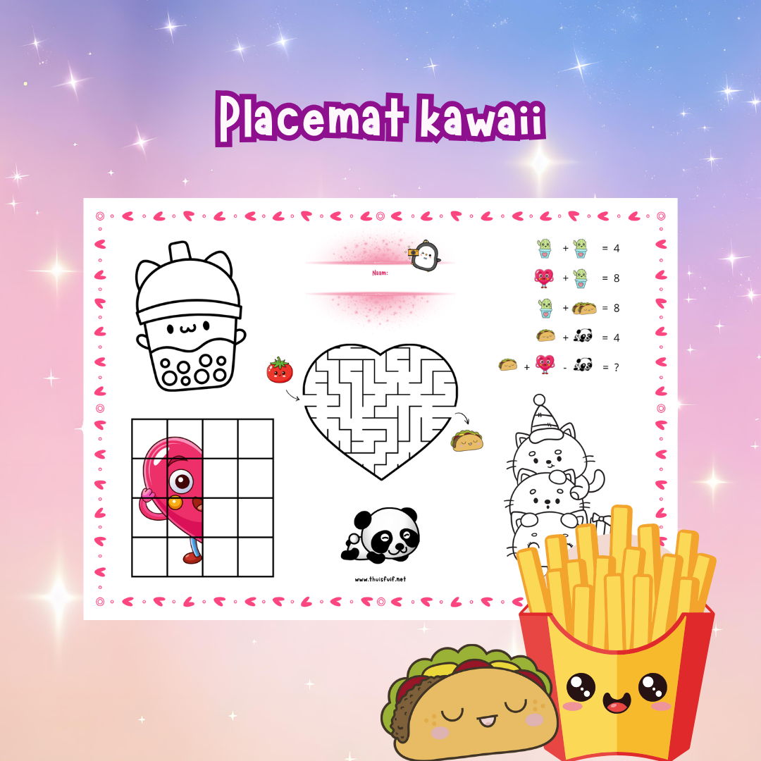 Placemat kawaii