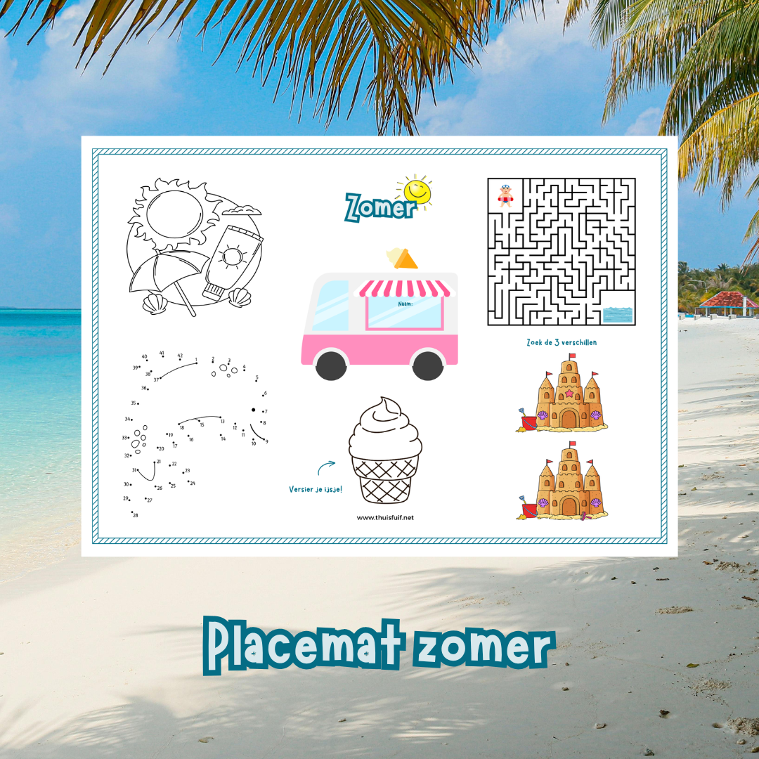 Placemat zomer