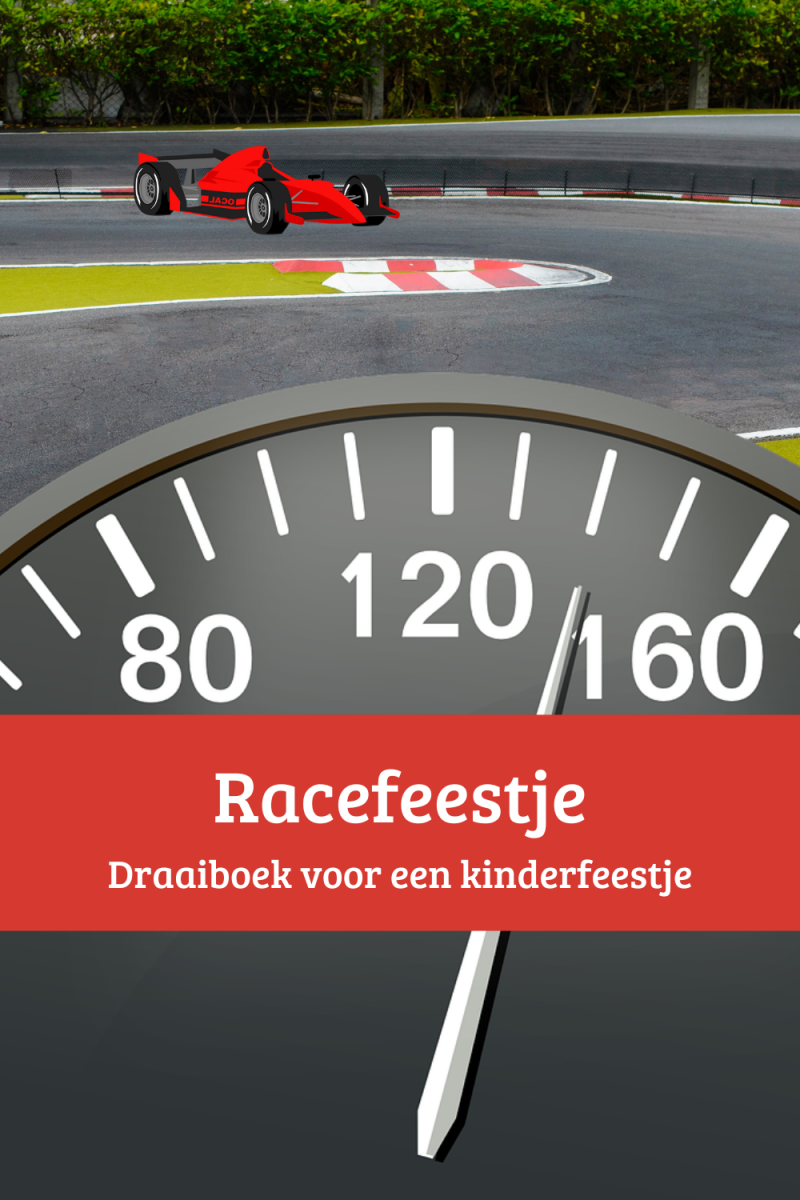 Racefeestje - een kinderfeestje thuis in het thema: F1 autoracen