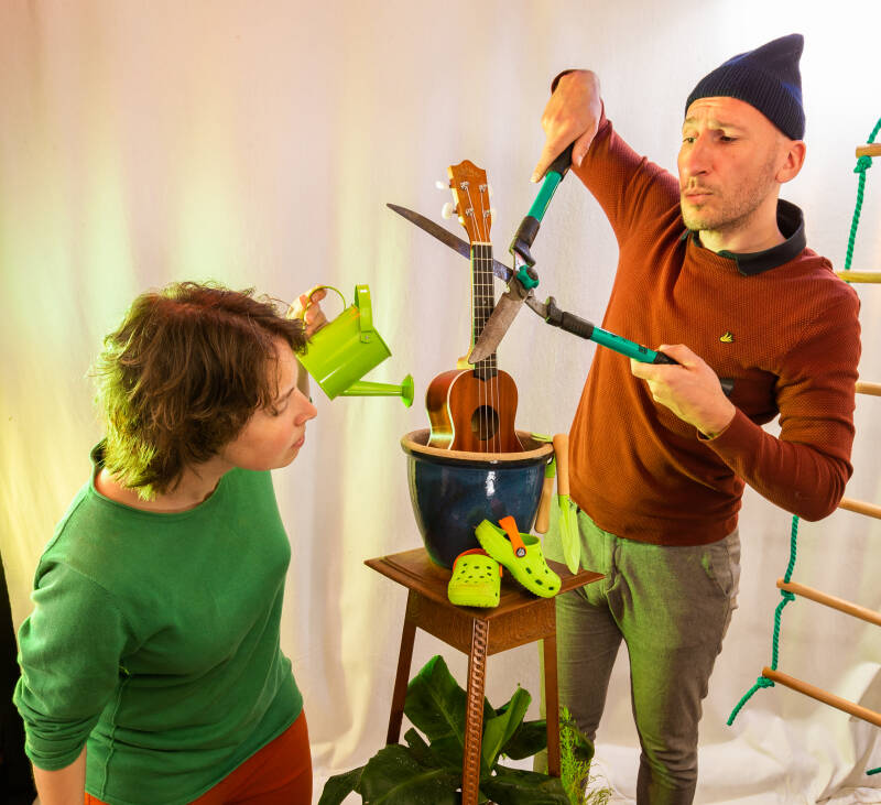 Bas en Uk - Gi Ga Groen - kinderboekenweek