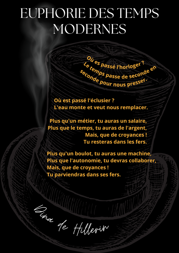 Poème en poster : L'éphémère intemporel