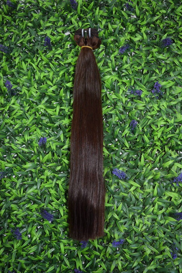 CABELLO VIETNAMITA DOBLE PUNTA COLOR CHOCOLATE