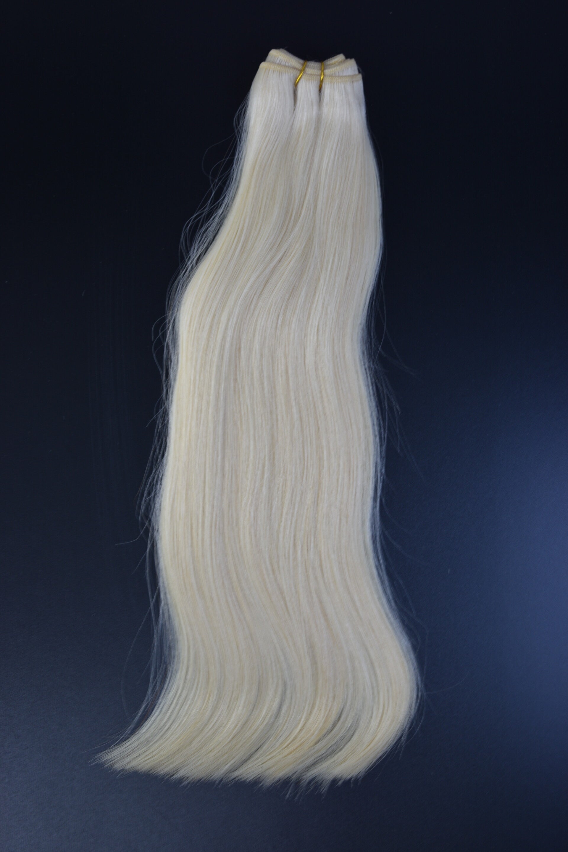 CABELLO RUBIO ALTISIMA CALIDAD 120 GRAMOS COSIDO