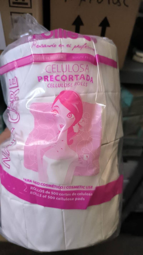 500 TIRAS DE CELULOSA PARA USO DE QUITA ESMALTE
