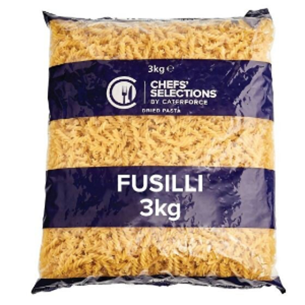 Chefs Selections Pasta Fusilli (Twists) 3KG
