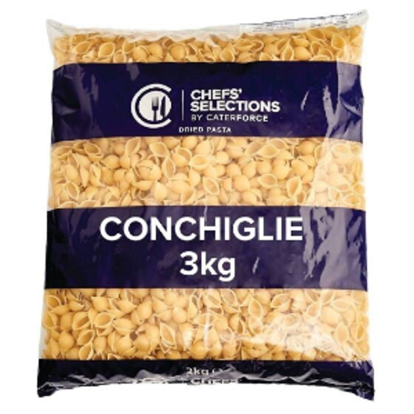 Chefs Selection Pasta Conchiglie (Shell) 3KG