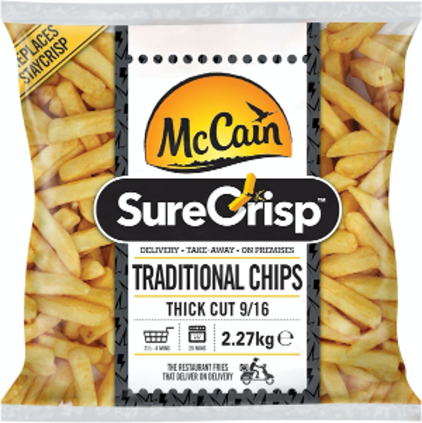 McCains Chips 9/16 4x2.27kg