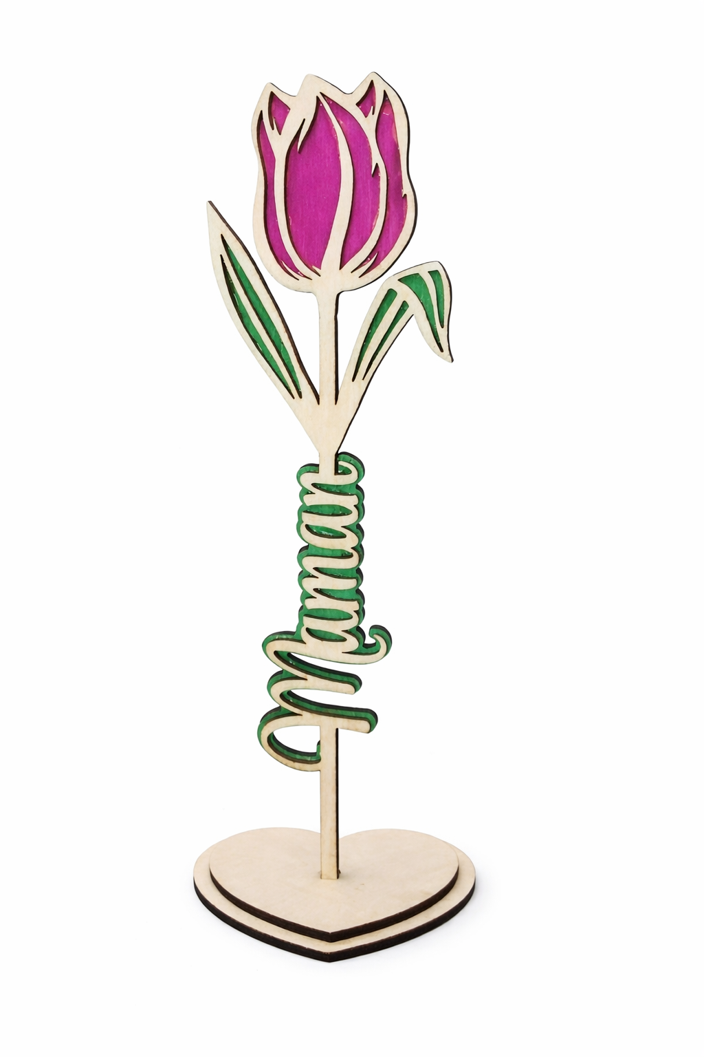 Fleur Prénom Personnalisée – Hauteur ~27 cm