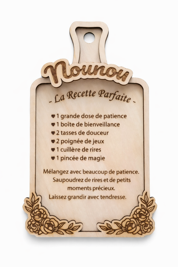 Plaque “La Recette Parfaite”