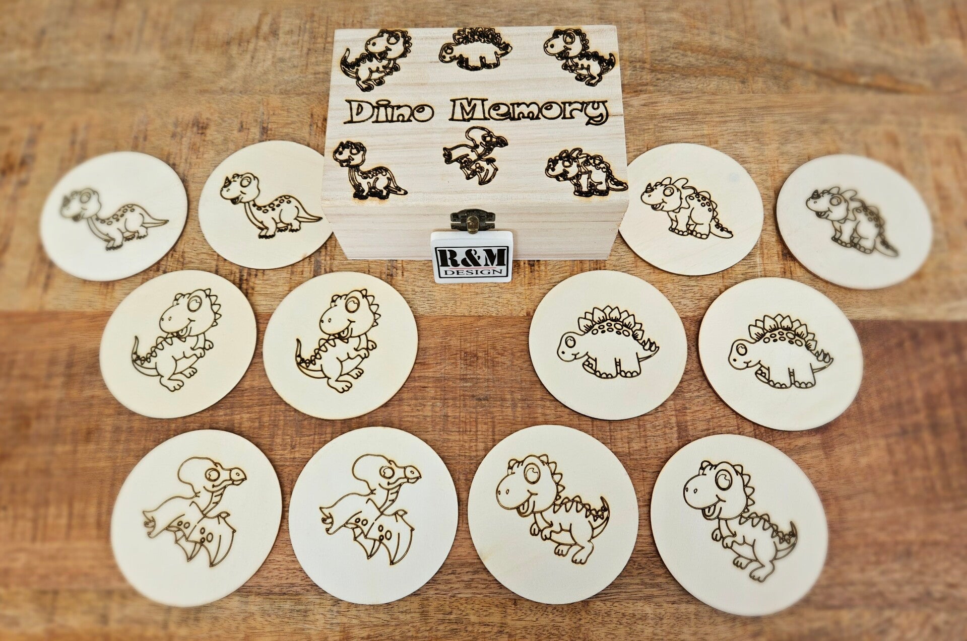Memory spel; dino's