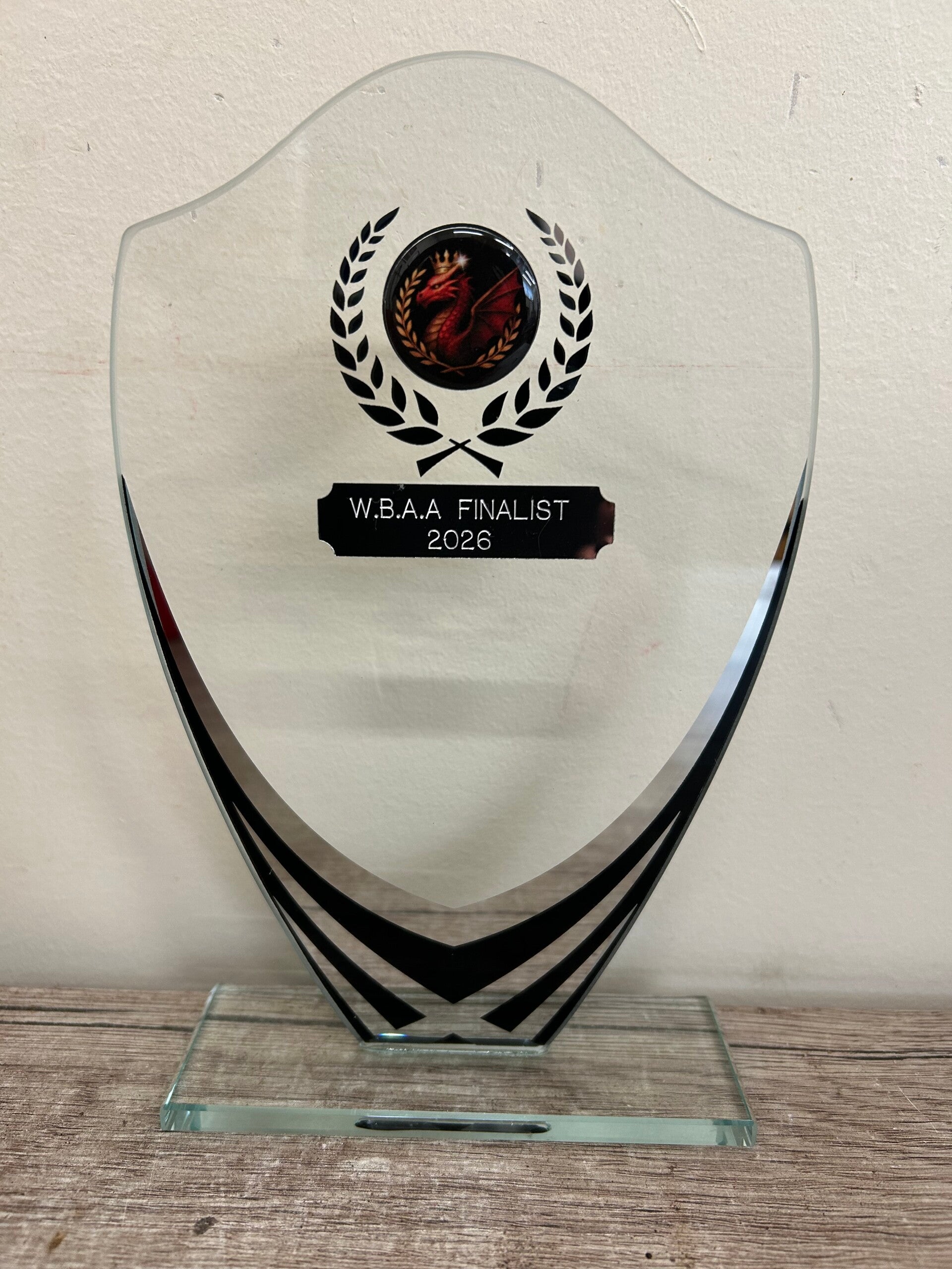 Glass Commemorative Finalists Trophy