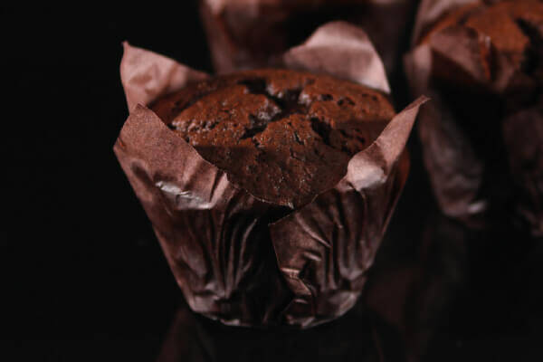 Actie: Muffin 'Chocolade' (4 stuks)