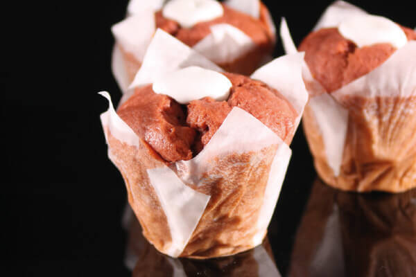 Actie: Muffin 'Red Velvet'  (4 stuks)