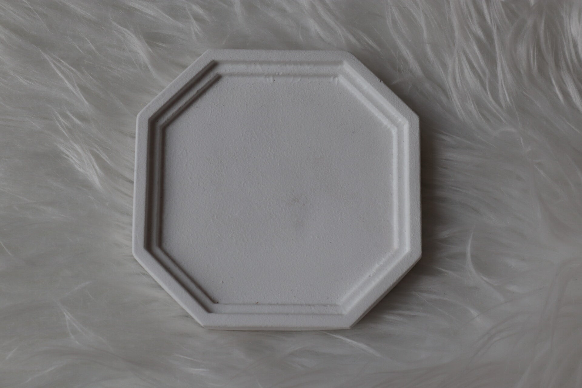 Achthoekige decoratieve schaal