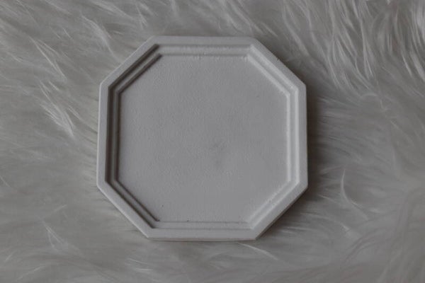 Achthoekige decoratieve schaal