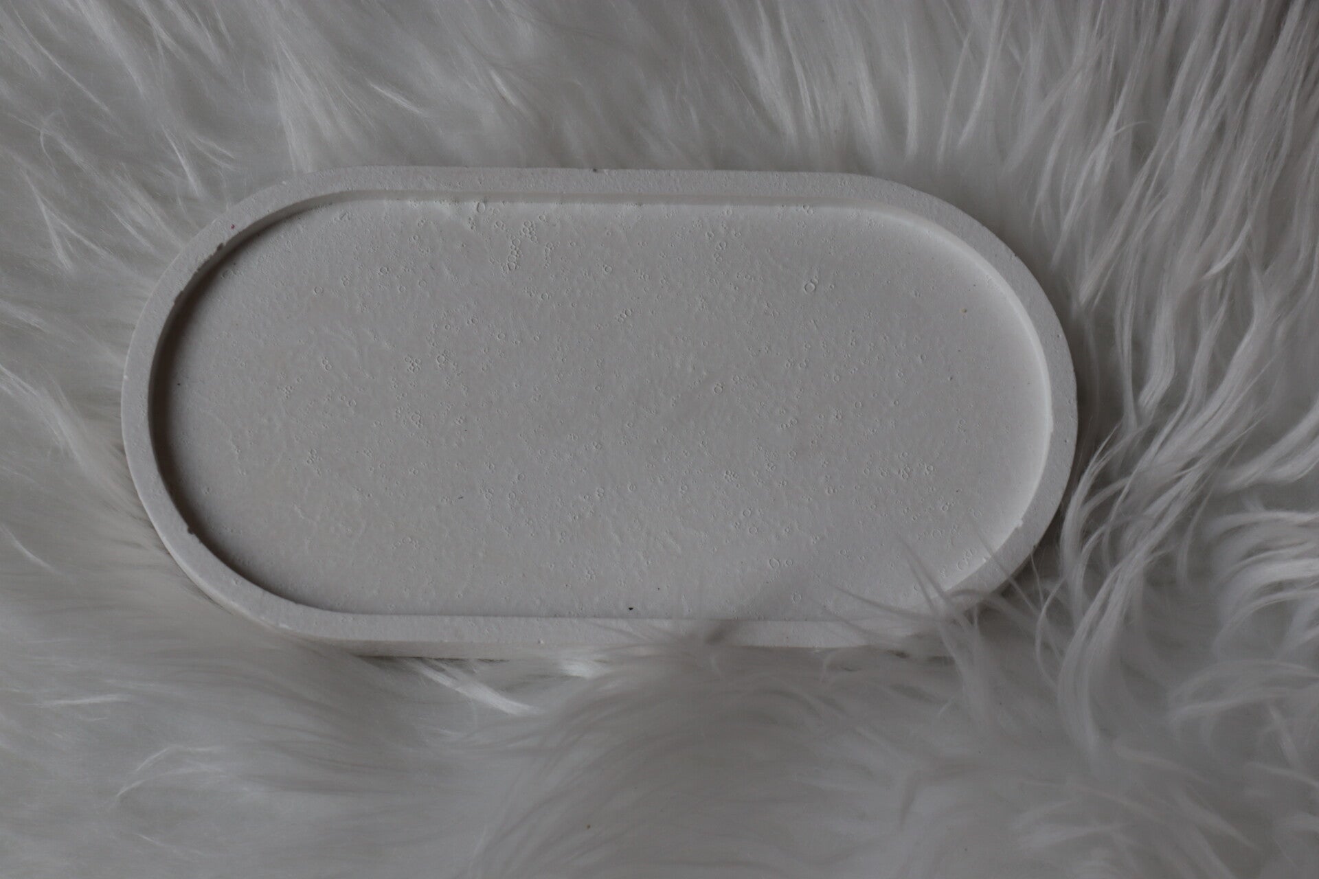 Ovale decoratieve schaal