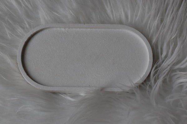 Ovale decoratieve schaal