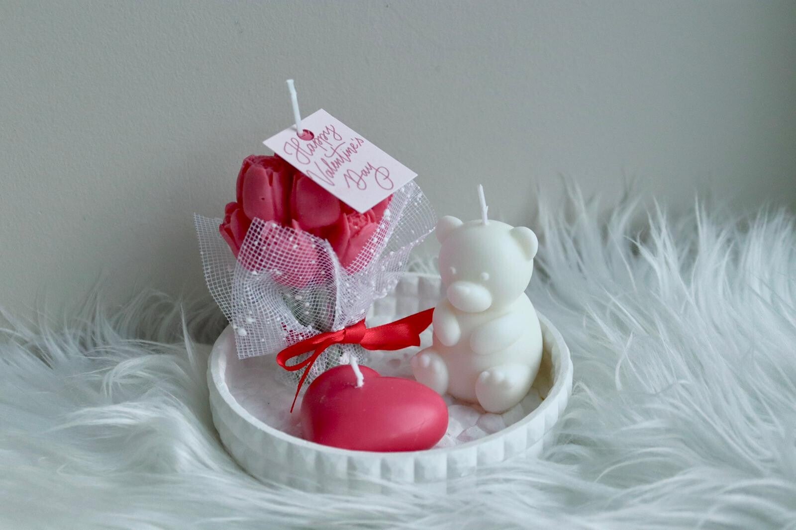 Valentijn collectie kaarsen van Candleicious