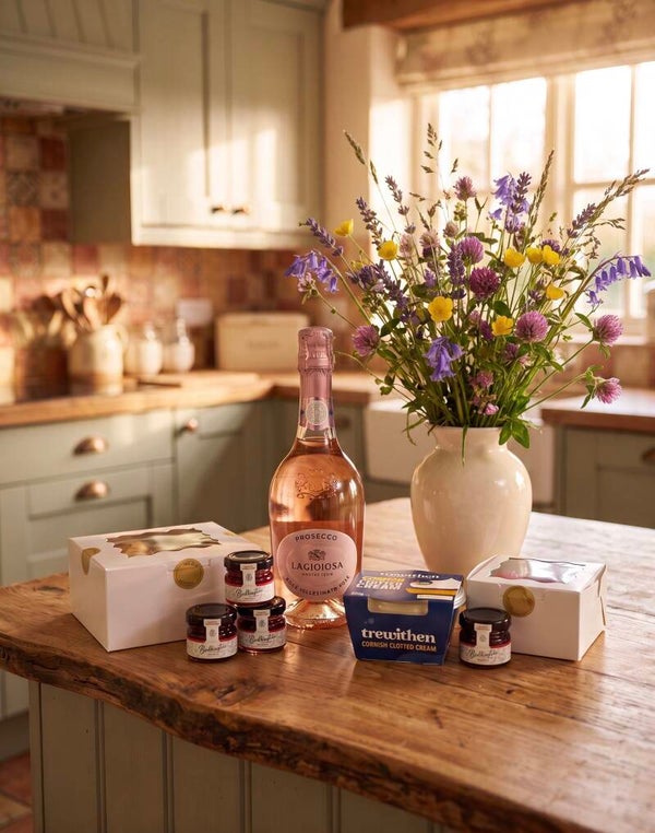 Bubbly Cornish Cream Tea Gift