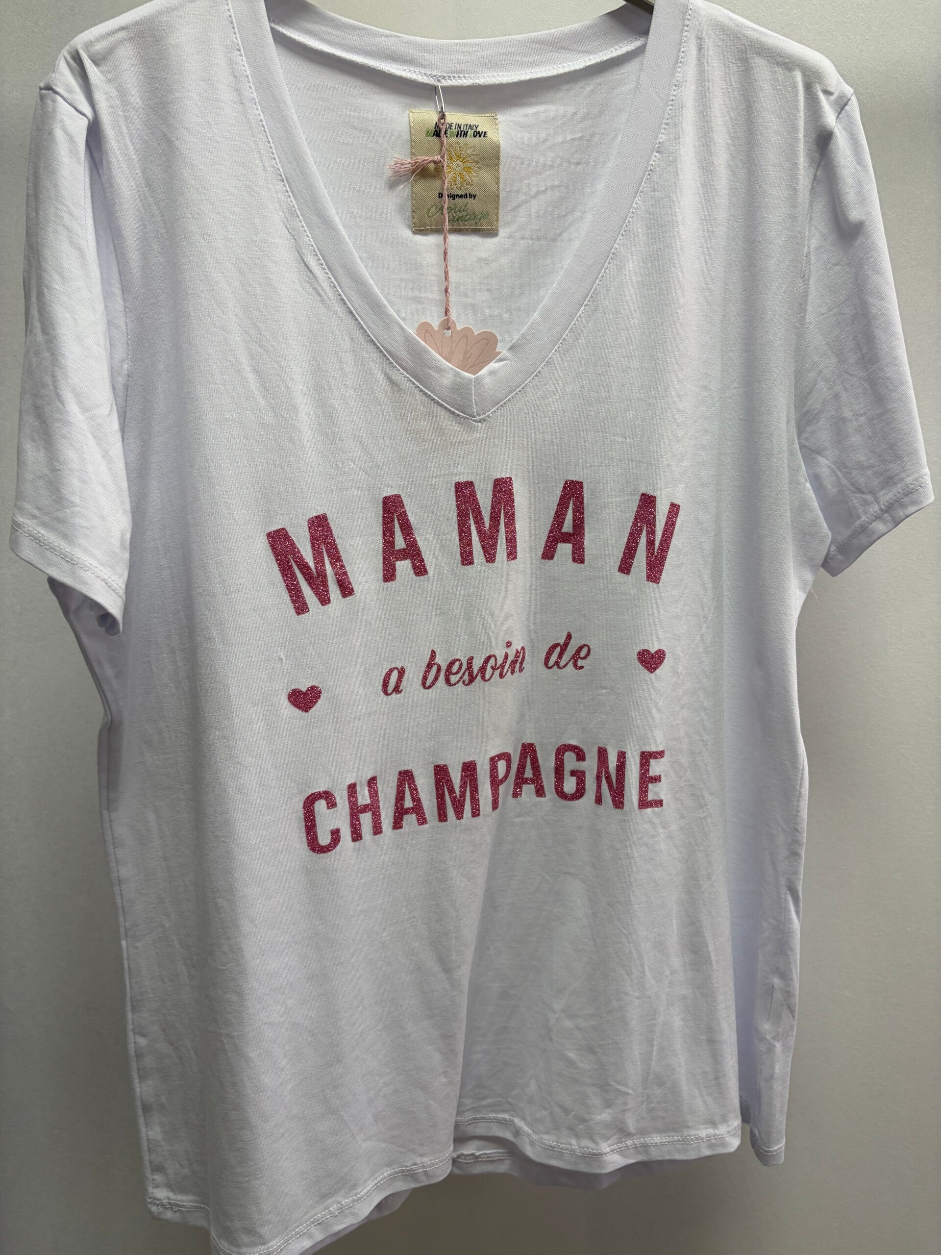 Tee shirt Maman Champagne