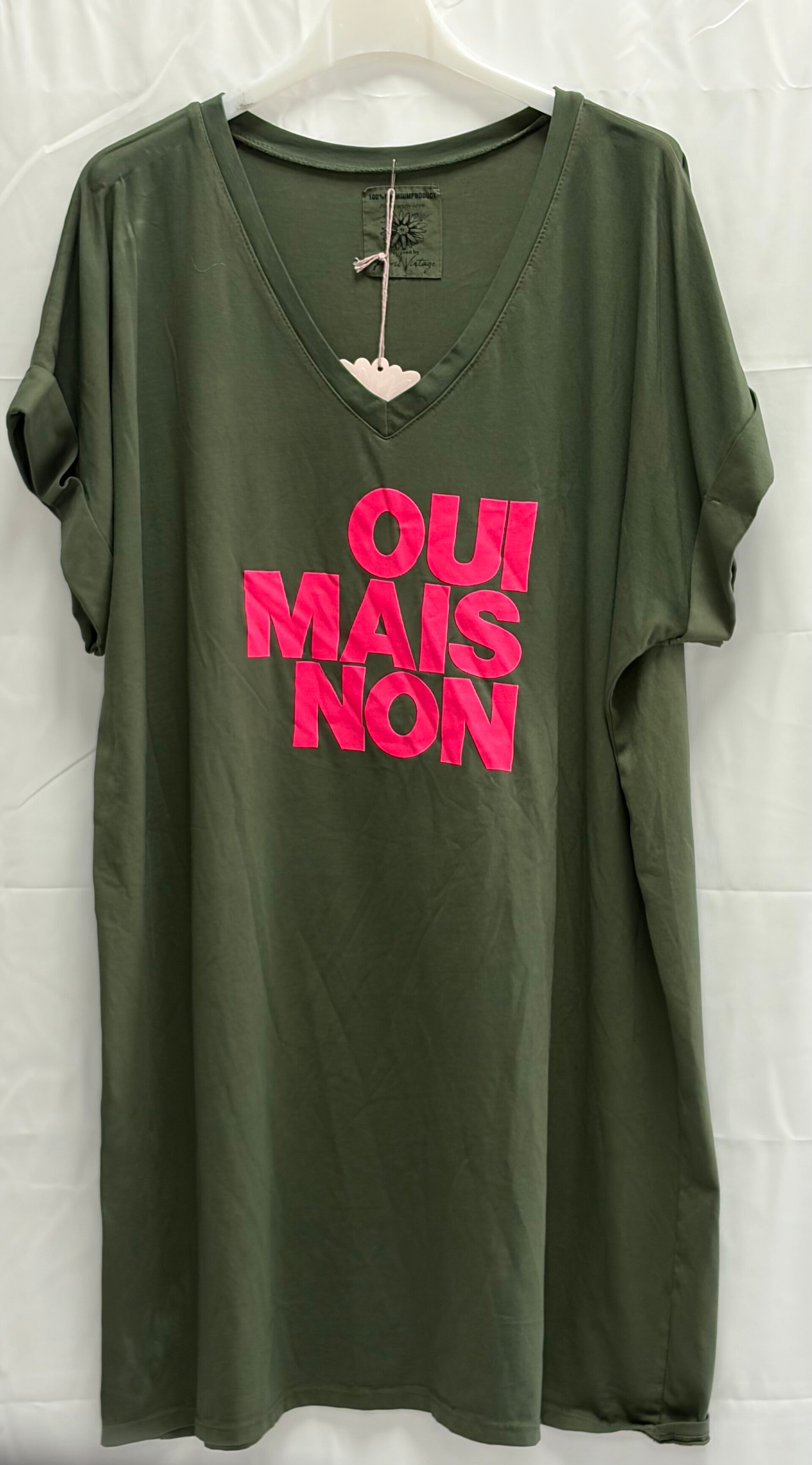 Robe Tee Shirt OUI MAIS NON