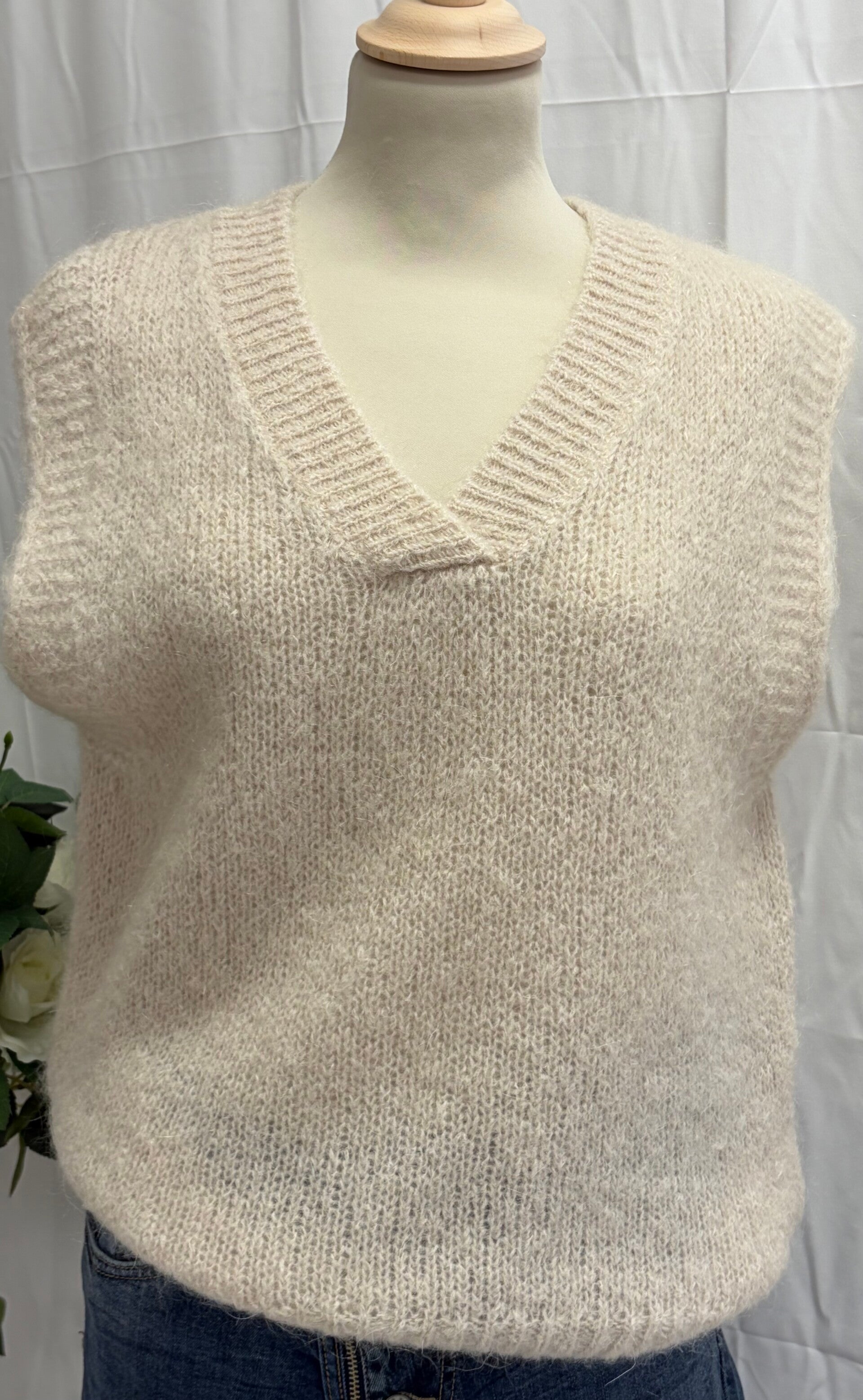 Pull sans manches