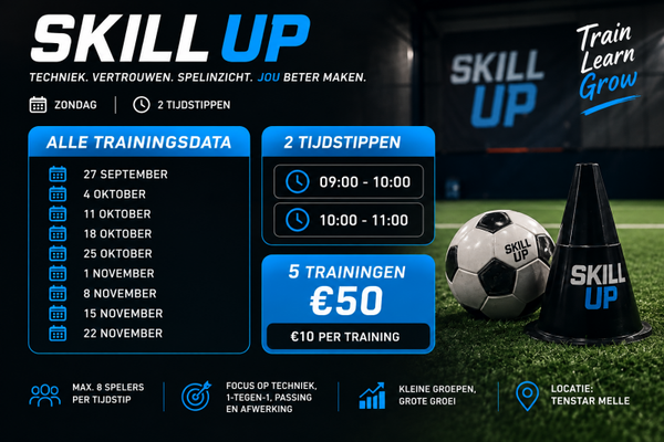 5 SkillUp-techniektrainingen - Instappen kan op elk moment