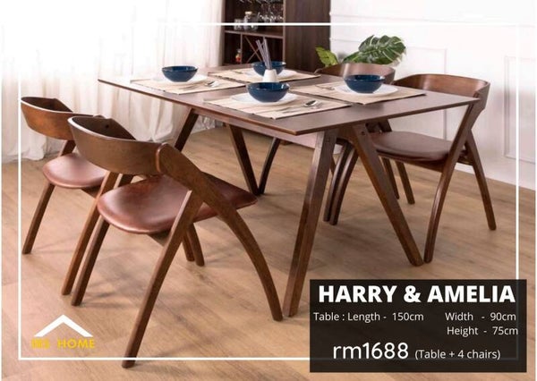 Tropical Solid Wood Dining Table