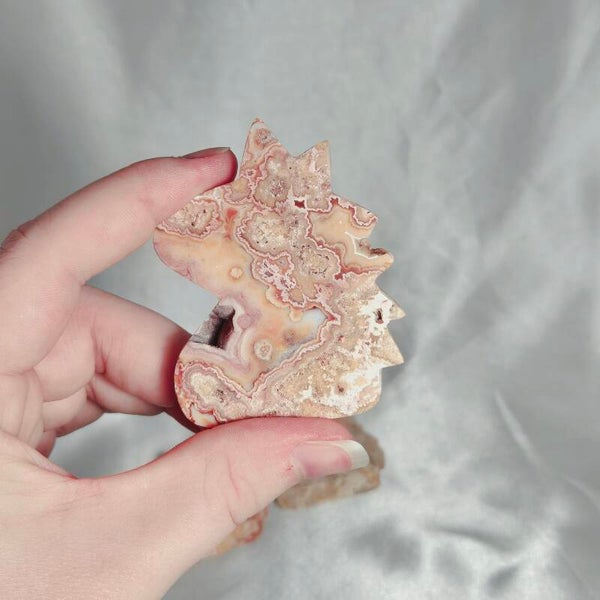 Roze Lace Agaat Unicorn