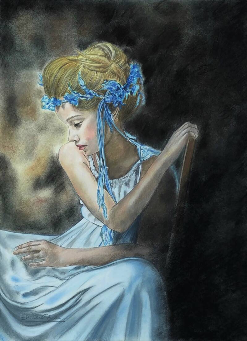 Ballerina blu danza classica