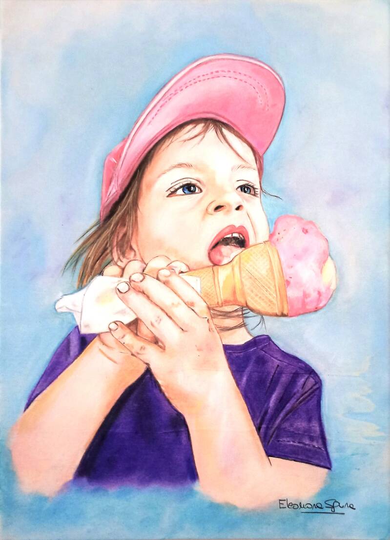 Bambina gelato donut