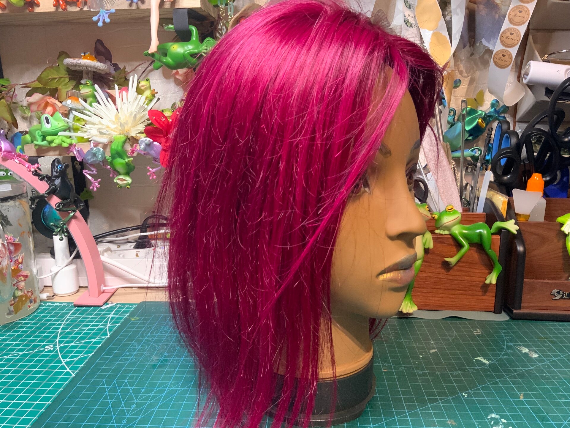 Volumateur 💖 Fée Magenta 🧚🏻‍♂️Carré épaule 100% humain Rémy