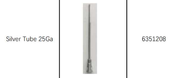 221954 EIGHTEETH FAST-FILL 25G SILVER TUBE (1ST) ZVS