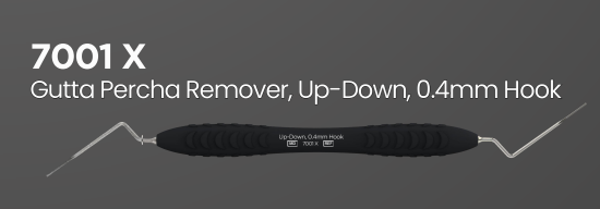 7001X ErgoDenta Gutta Percha Remover, Up-Down, 0.4mm Hook