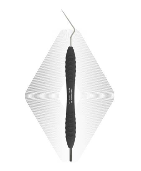 7034X ErgoDenta Endo Spreader- 4S. Black Silicone Ergonomic Handle