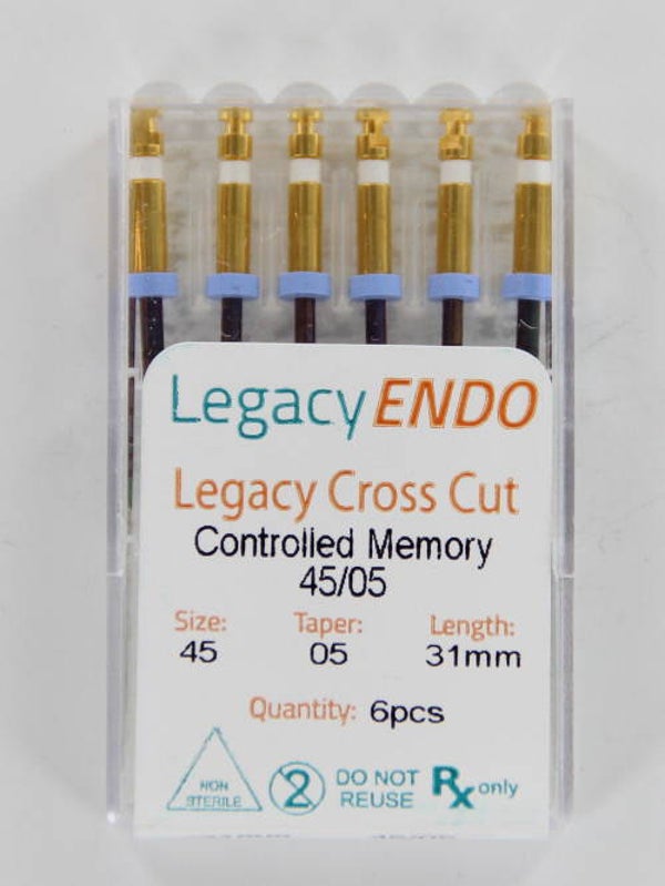 103874 LEGACY ENDO CROSS CUT 31mm .05 NR. 45 WIT (6st)