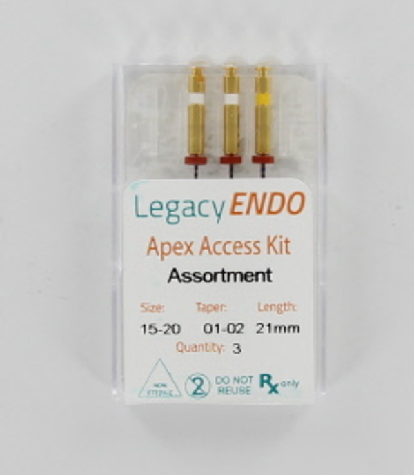 103889 LEGACYENDO APEX ACCES KIT ass.  25 mm (3st.)