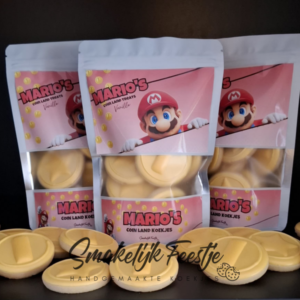 Mario's coin land koekjes