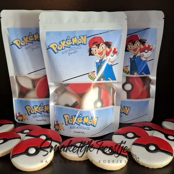 Pokemon - Gotta catch em all koekjes