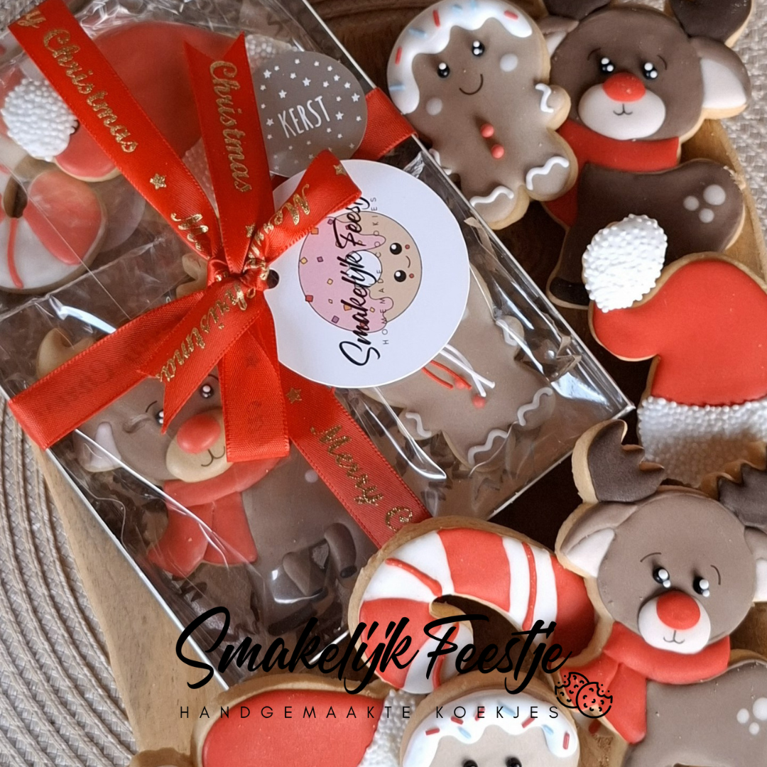 Kerstassorti doosje rood (L)