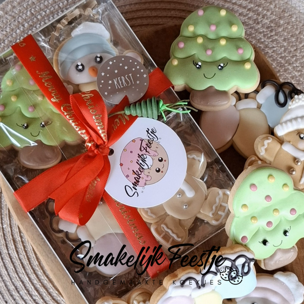 Kerstassorti doosje pastel (L)