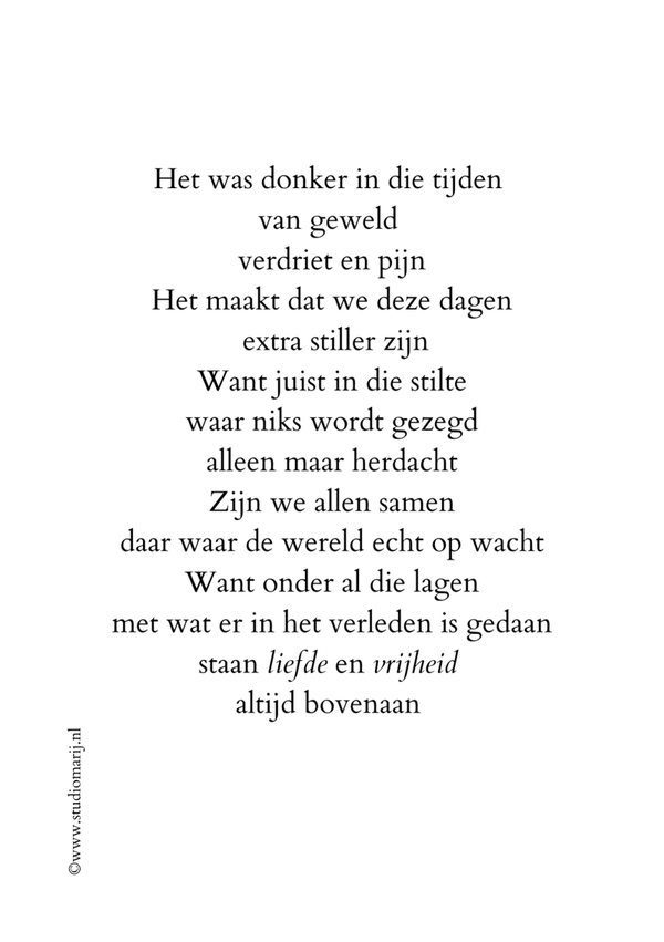 Het was donker in die tijden ( 5 stuks A5)