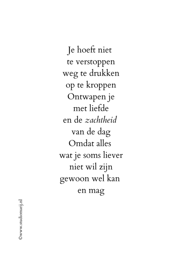 Je hoeft niet te verstoppen (5 stuks A5)