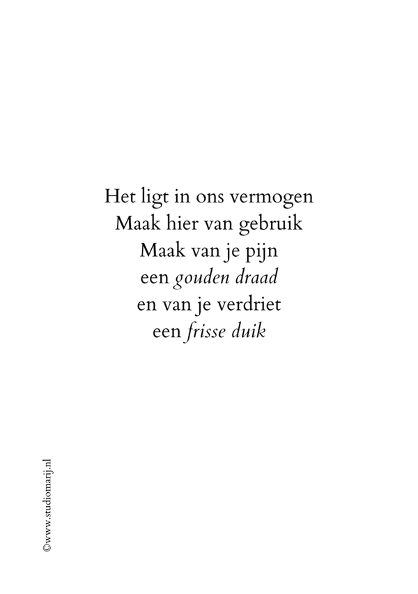 Het ligt in ons vermogen (5 stuks A5)