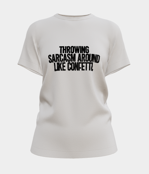 Sarcasm Confetti T-Shirt