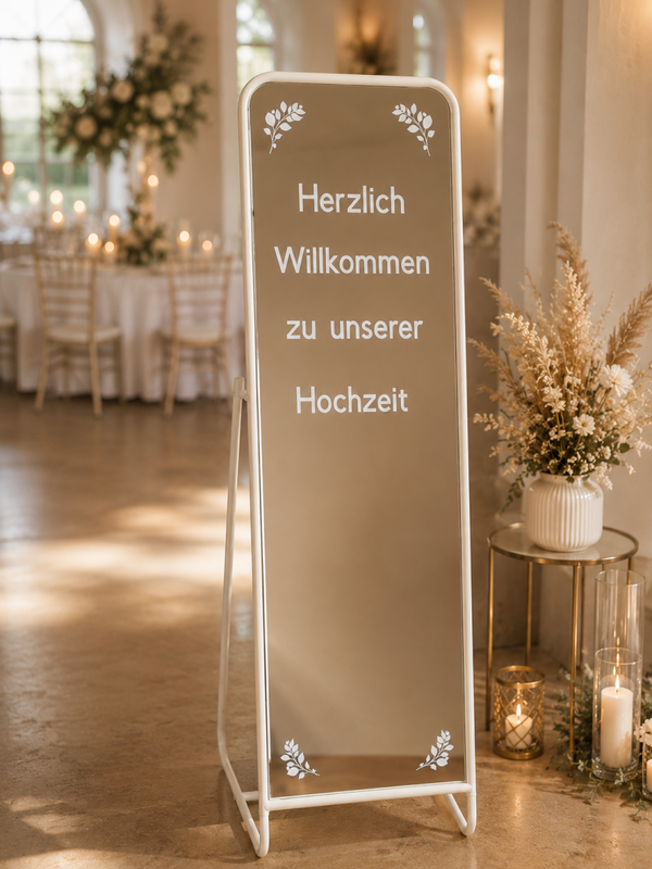 Willkommensschild "Spiegel"