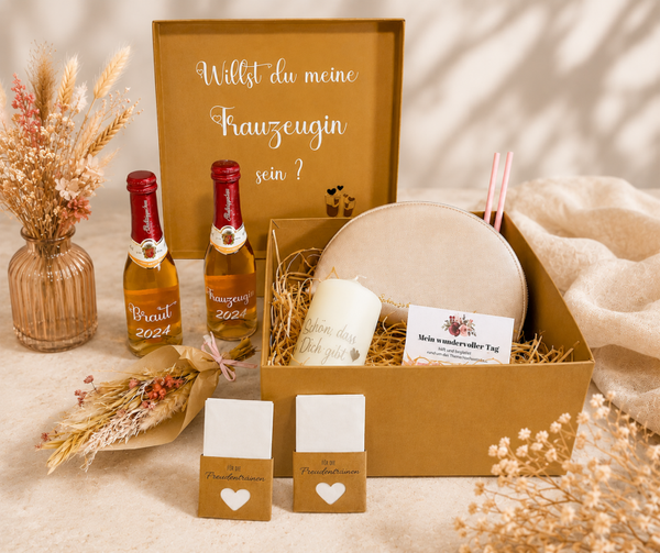 Personalisierte Trauzeugin Box "Mädels"