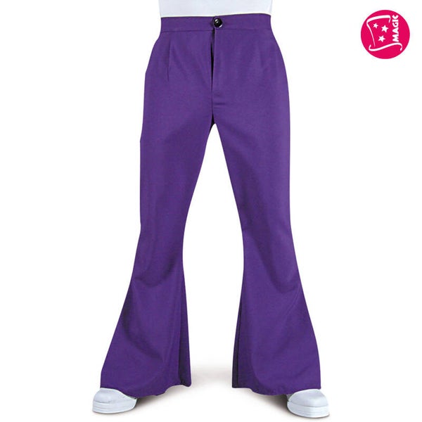 Paarse Hippie Flared (Wijde pijpen) Broek