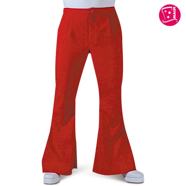 Rode Hippie Flared (Wijde pijpen) Broek